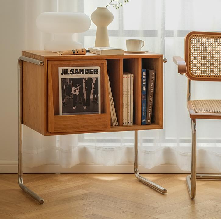 高級感満載！ クラシックウッドコーヒーテーブル 北欧ヴィンテージスタイル無垢材 家庭用品_5