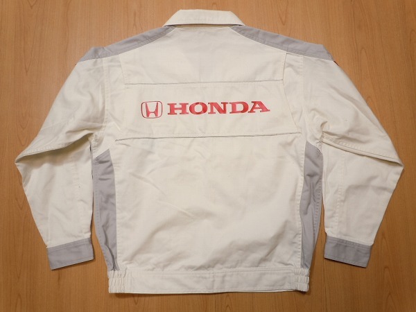 HONDA ホンダ☆ジャンパー ワークジャケット L☆古着 作業着 作業服☆b 