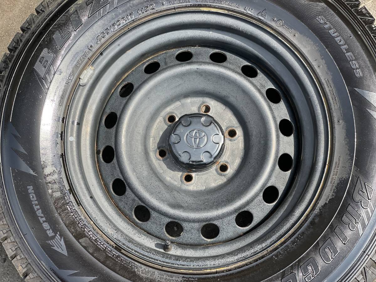 トヨタ FJクルーザー 純正 鉄チン 17インチホイール 2017年製 