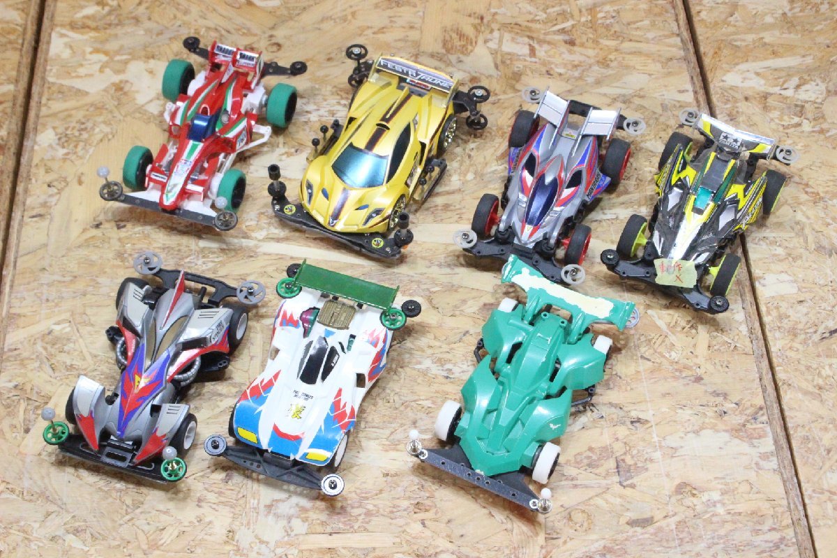 ☆F-053【TAMIYA・他】タミヤ/ミニ四駆/完成品/7台まとめ売り 