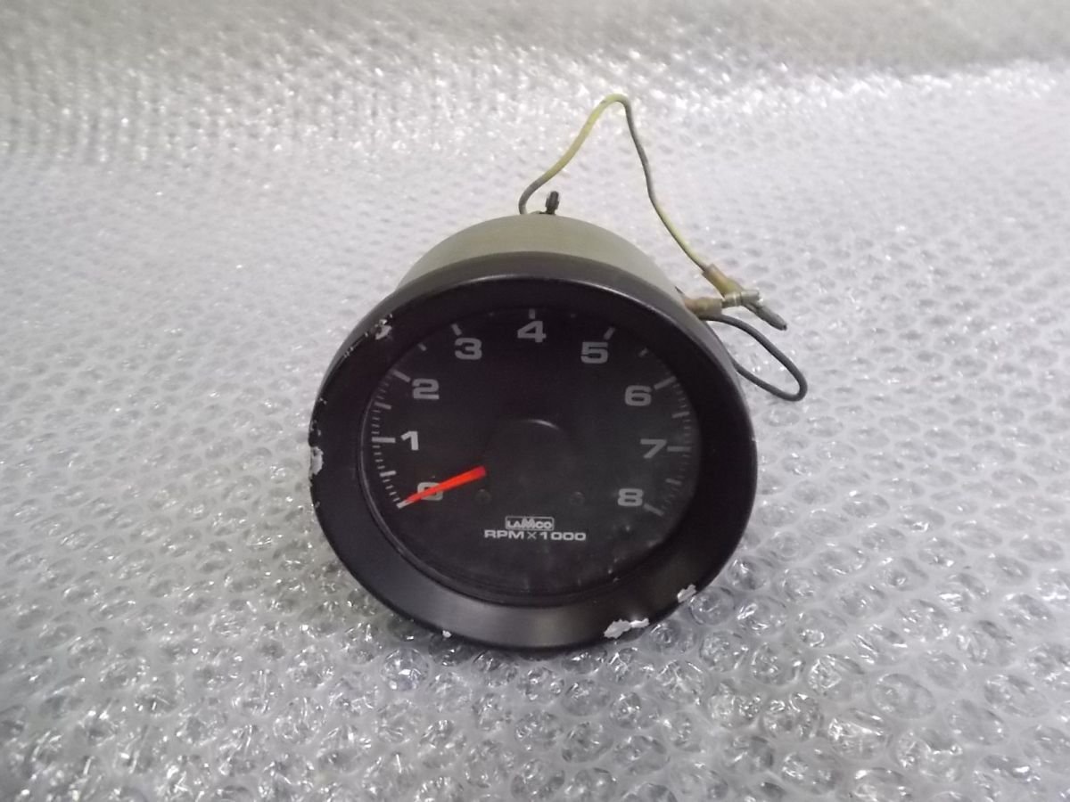 ☆激安!☆LAMCO ラムコ タコメーター 追加メーター 80φ 電子式 8000RPM 