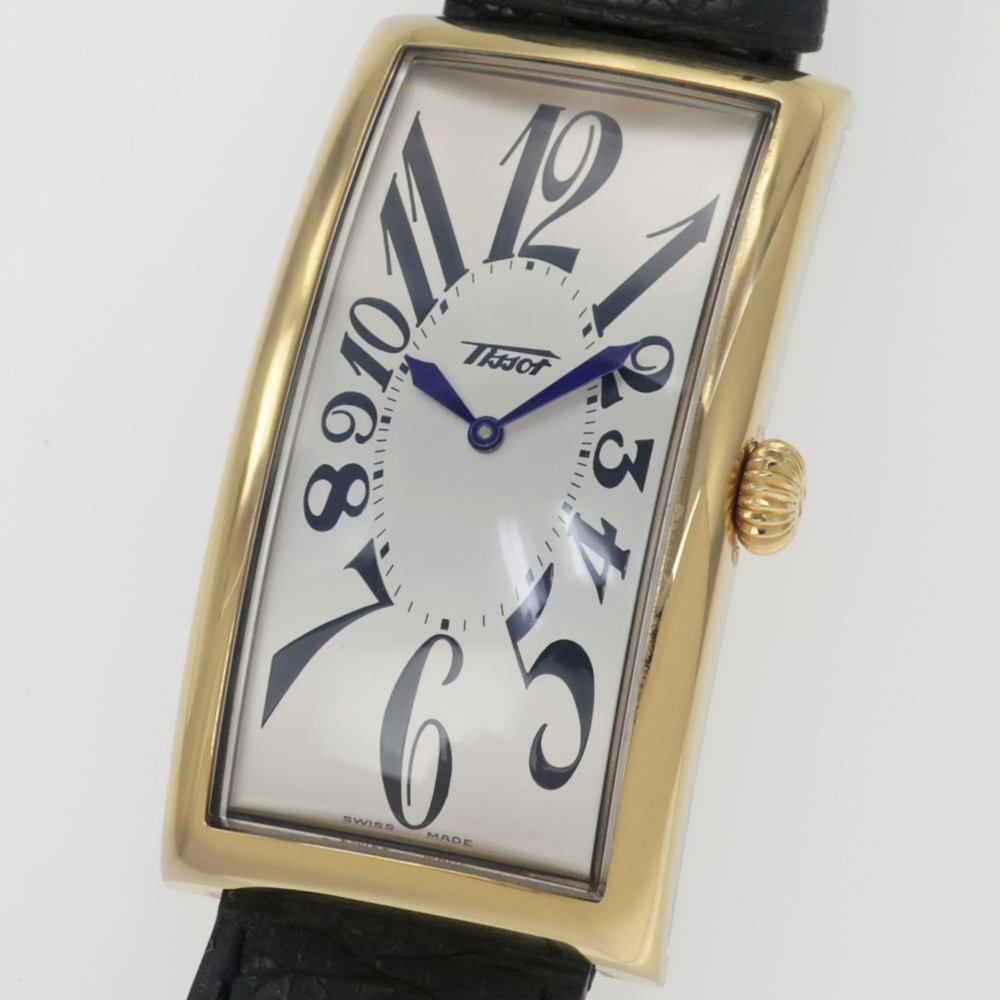 名東】ティソ バナナウォッチ レクタンギュラー Z181 SS/レザー