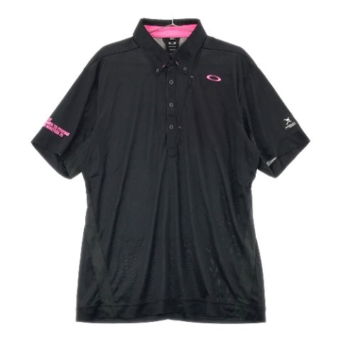 2026，定番人気 OAKLEY オークリー 半袖ポロシャツ 総柄 ブラック系 2XL 240001739317 ゴルフウェア メンズ(オークリー)｜売買されたオークション情報、yahooの商品情報をアーカイブ公開 - オークファン シャツ