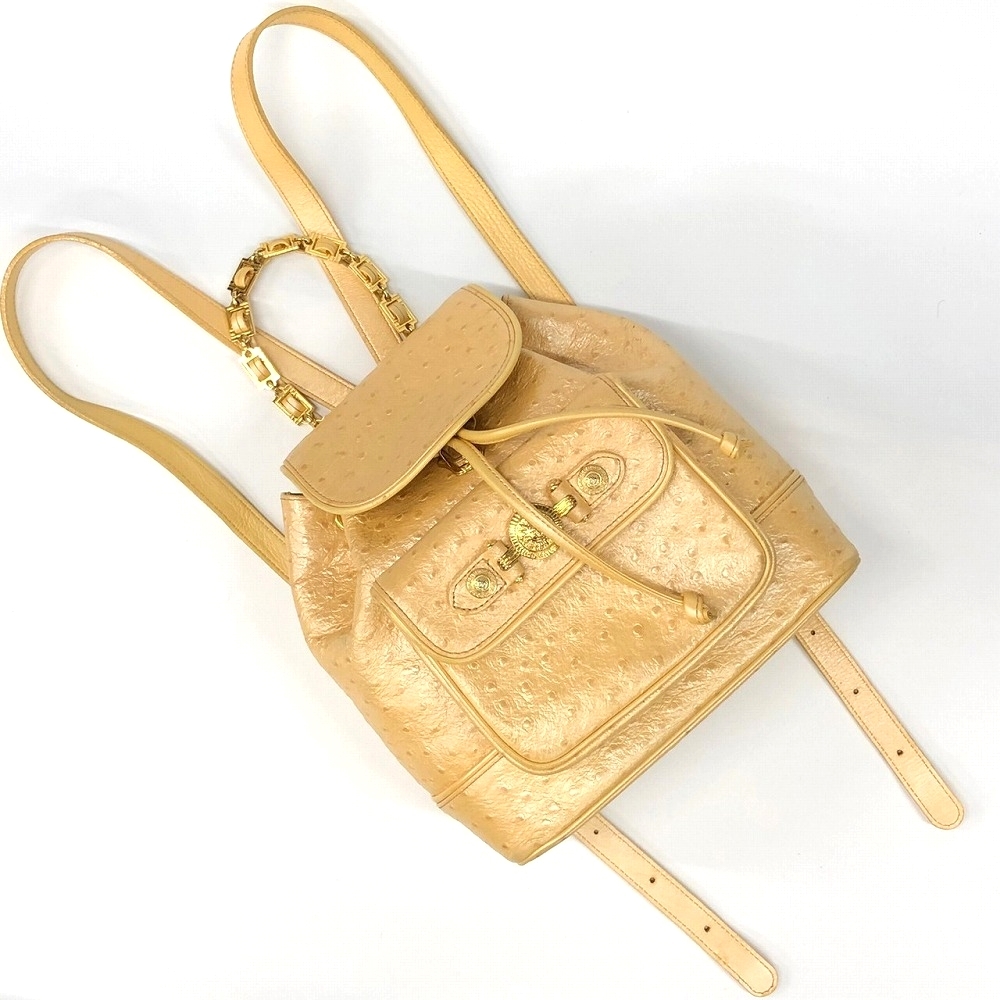 USED/中古]VERSACE ヴェルサーチ リュック・デイパック サンバースト