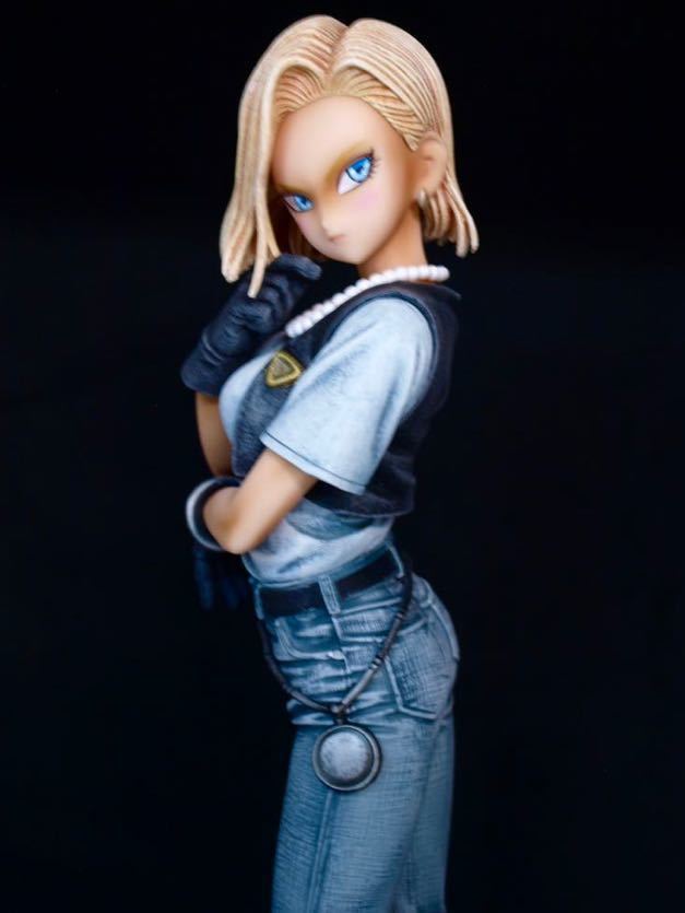 ドラゴンボールZ フィギュア リペイント 人造人間18号 瞳修正 