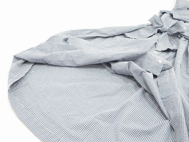 インゲボルグ INGEBORG ギンガムチェック ピコフリル ギンガムチェック