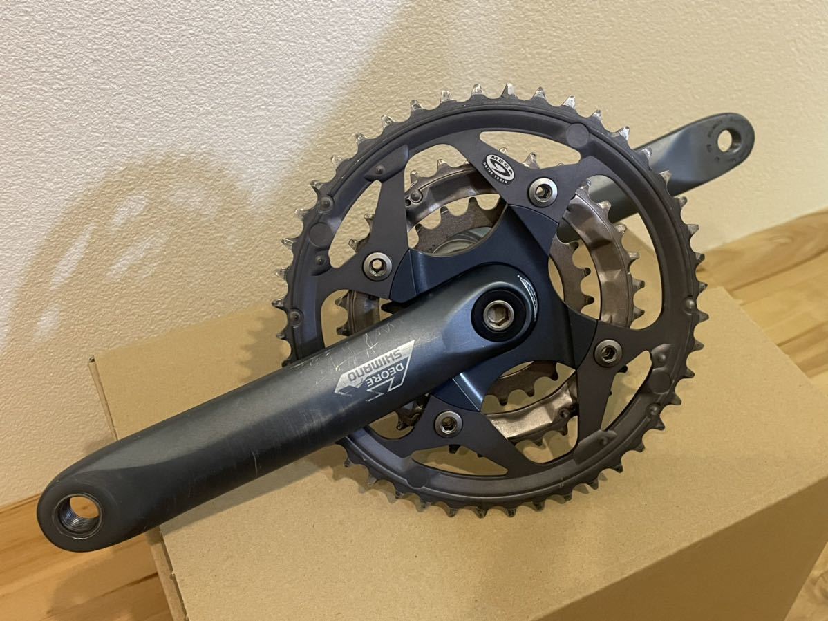 □□ SHIMANO DEORE LX チェーンホイール FC-M571 9S 44×32×22 175mm