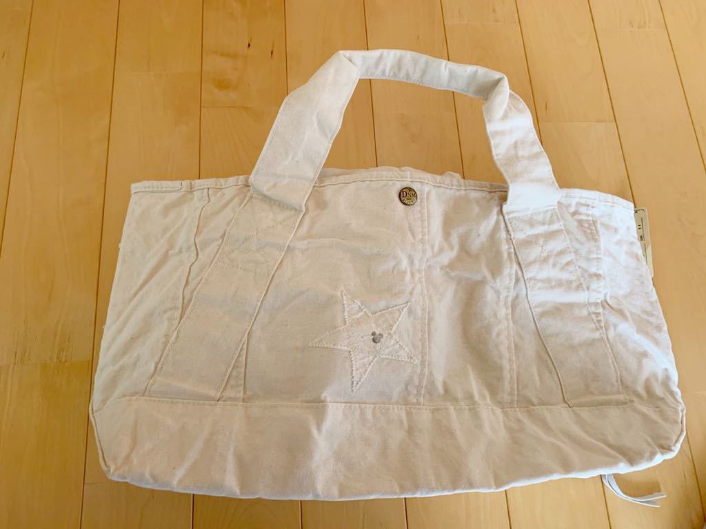 デニム＆ダンガリー 新品タグ付 ミッキーBAG 白 M トートバッグ  