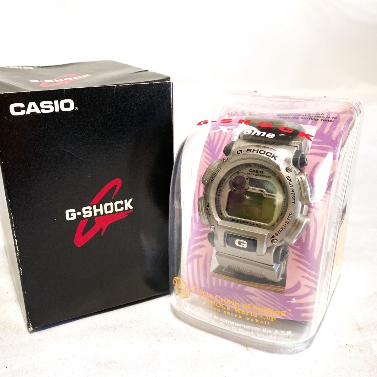 【未使用 腕時計 CASIO G-SHOCK 】X-treme DW-9000AS-8BT トリプルクラウン Gショック クォーツ 箱付 保証書 取扱説明書 動作未確認 T448