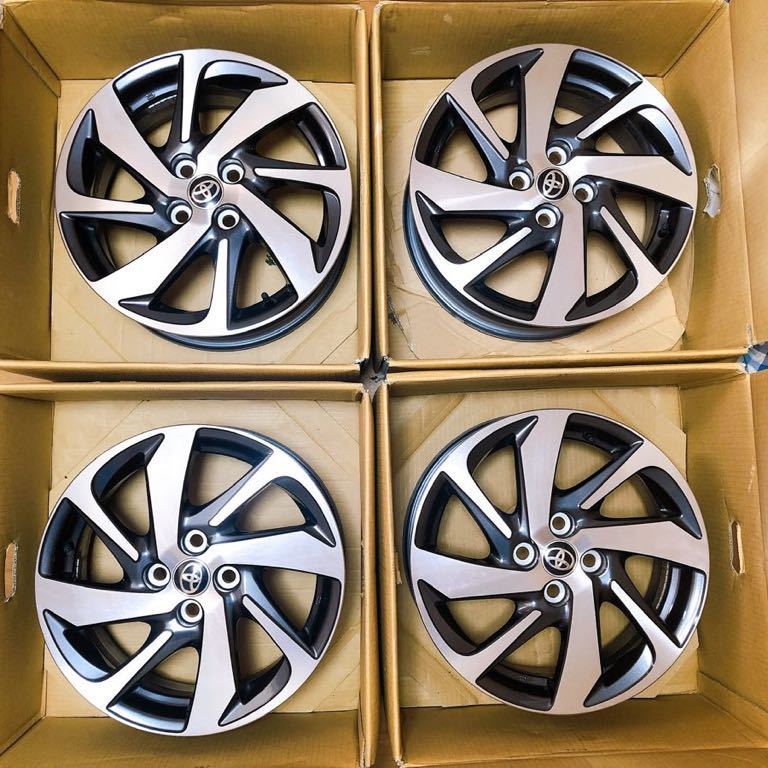 大人気，お得 トヨタ TOYOTA AQUA アクア X-URBAN 純正ホイール4本セット(純正品)｜売買されたオークション情報、yahooの商品情報をアーカイブ公開 - オークファン 4穴