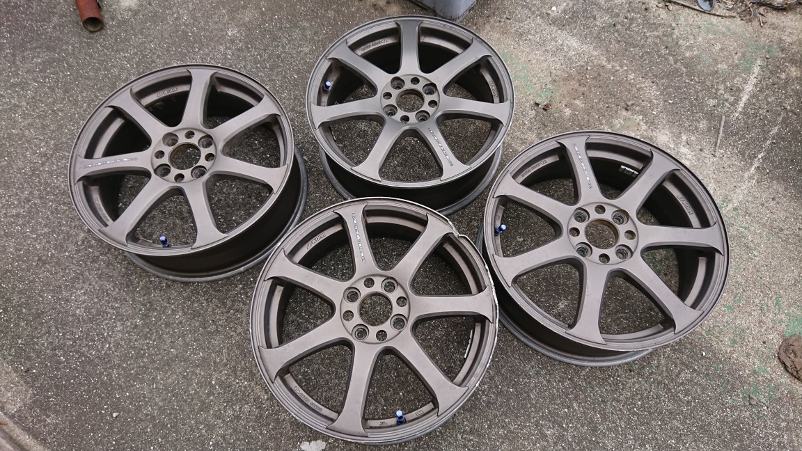希少サイズ ジャンク扱い1本割れ WORK EMOTION XT7 ワーク 