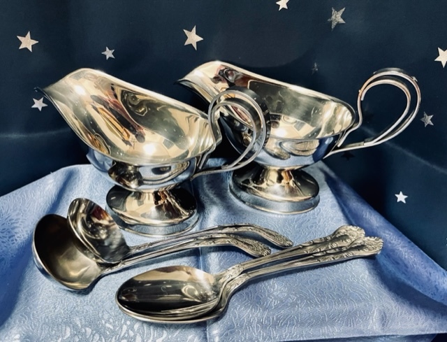 【送料無料】＃カレーソースポット　#レードル　＃カレースプーン　#昭和レトロ　＃ヴィンテージ食器　＃当時物