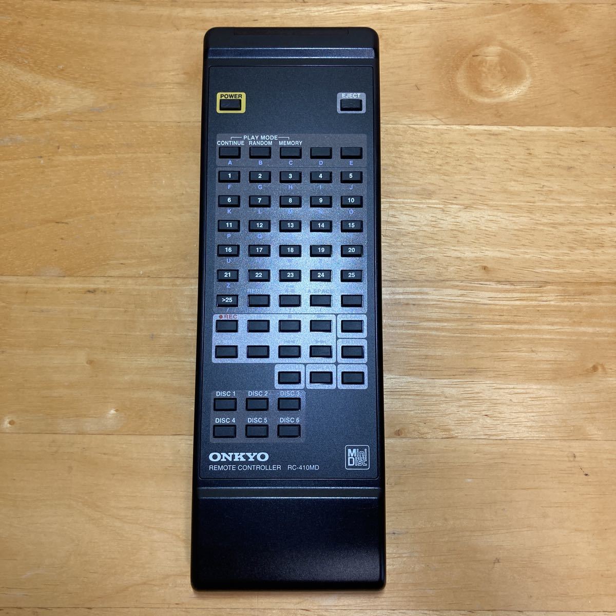 美品】ONKYO RC-410MD オンキョー オーディオリモコン 全ボタン発光