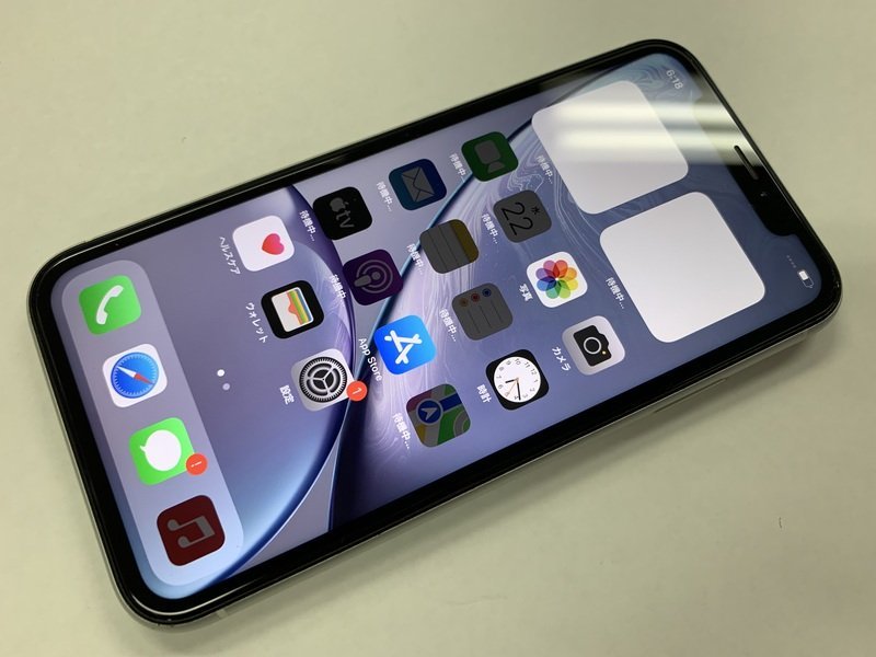 BS427 SIMフリー iPhoneXR ホワイト 256GB ジャンク ロックOFF 【公式