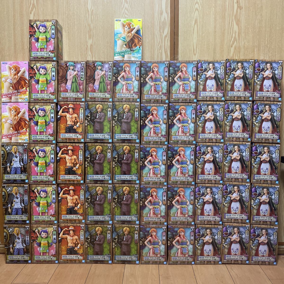 ワンピース グランドライン エース ナミ まとめ セット Dxf ワノ国 お玉 ロビン 日和 ホーキンス サンジ Grandline フィギュア その他 売買されたオークション情報 Yahooの商品情報をアーカイブ公開 オークファン Aucfan Com