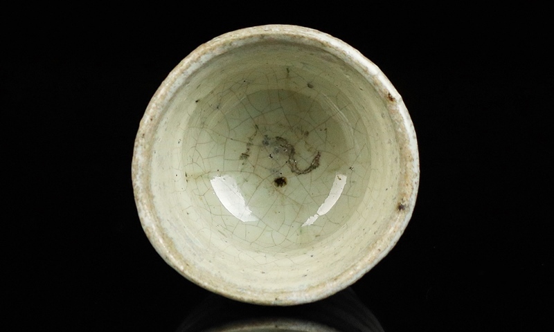 中川自然坊　斑唐津　ぐい呑み　共箱・共布付き 豊富な，新品 【中川自然坊】秀逸作 斑唐津ぐい呑 共箱 保証