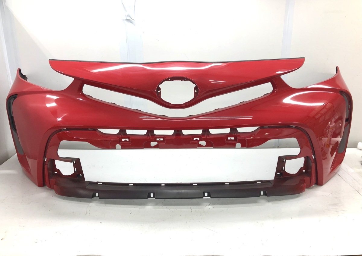 定番人気，品質保証 トヨタ プリウス&alpha; ZVW40 後期 純正 フロントバンパー52119-47650 レッド B20-1m(フロント)｜売買されたオークション情報、yahooの商品情報をアーカイブ公開 - オークファン トヨタ用