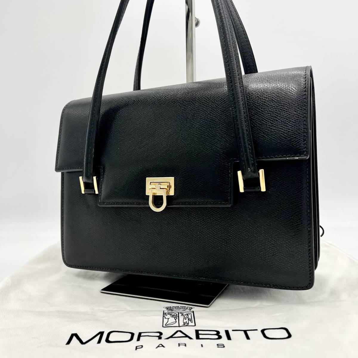 1円【極美麗品 王室御用達】モラビト MORABITO レザー
