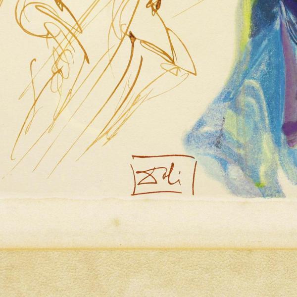 サルバドール　ダリ　DIVINE COME DIE リトルグラフ 真作】【WISH】サルバドール・ダリ Salvador Dali「DIVINE COME DIE