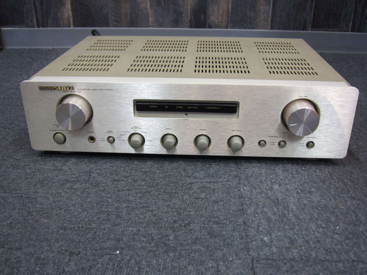 ジャンク】 現状品 Marantz マランツ PM4001 プリメインアンプ