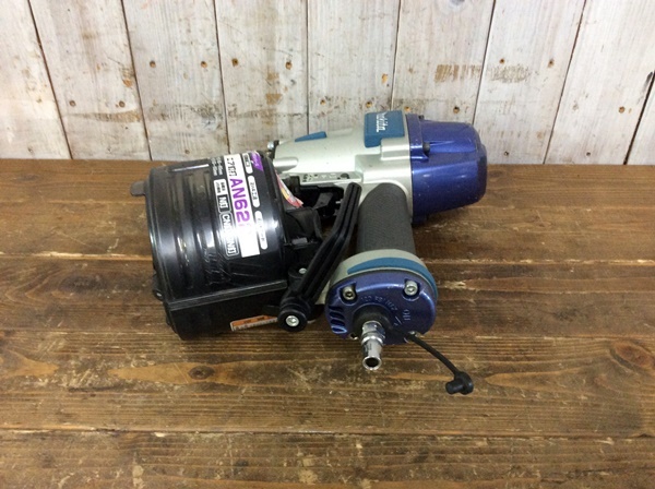 AN622 マキタ 65mm ケース付 中古 常圧釘打機 エア釘打 makita (マキタ) 常圧 動作確認済 コイルネイラ | - (常圧) 65mmエア釘打