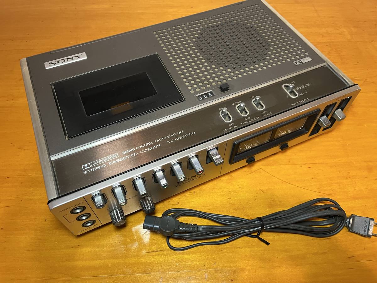 SONY】カセットデッキ＜TC-2850SD＞デンスケ 名機 現状 TC-2850SD SONY
