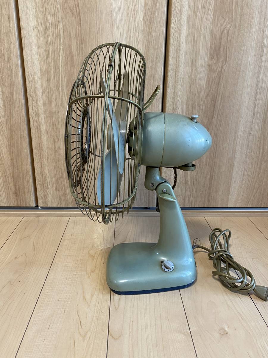 三菱 MITSUBISHI DM-12GD 昭和レトロ 扇風機 動作品 動作確認済 昭和