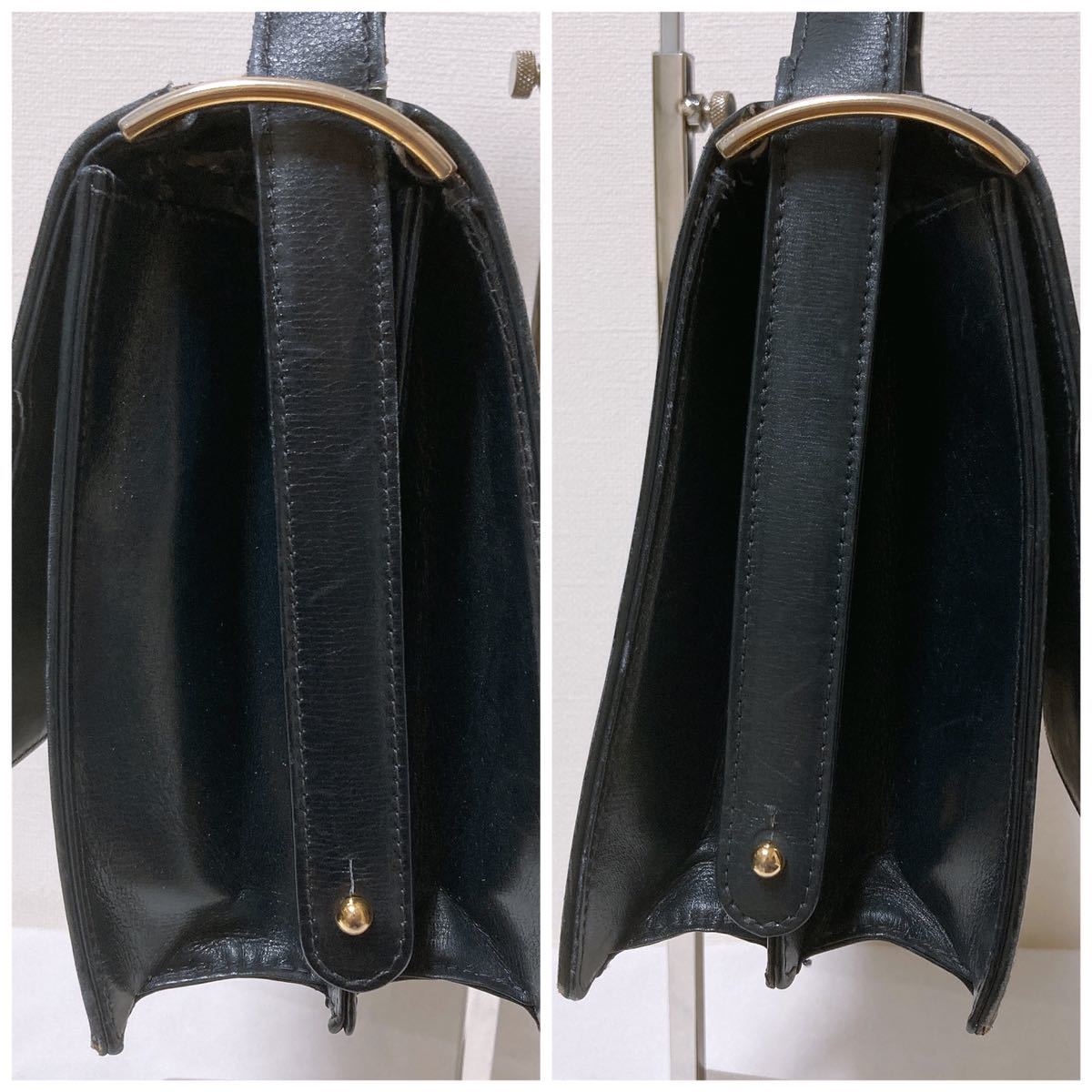 1円 CELINE セリーヌ Cサルキー 馬車金具 ヴィンテージ キャンバス 