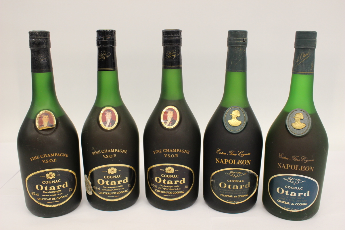 数量限定，本物保証 1円 おたからや J0616-28 オタールOTARD VSOP ナポレオンNAPOLEON 5本セット(コニャック)｜売買されたオークション情報、yahooの商品情報をアーカイブ公開 - オークファン コニャック