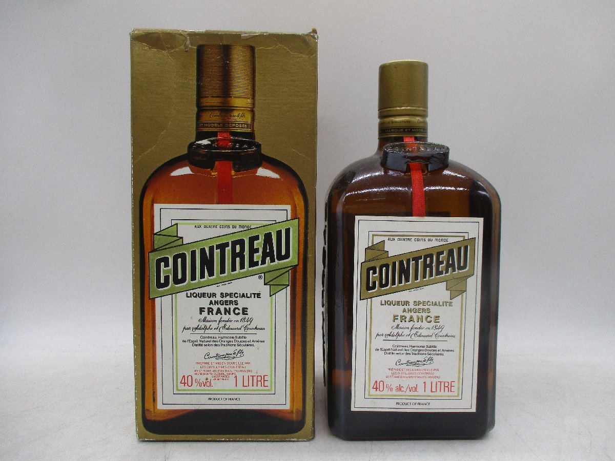 未開栓 COINTREAU コアントロー 1L 40% リキュール 古酒 Amazon.co.jp