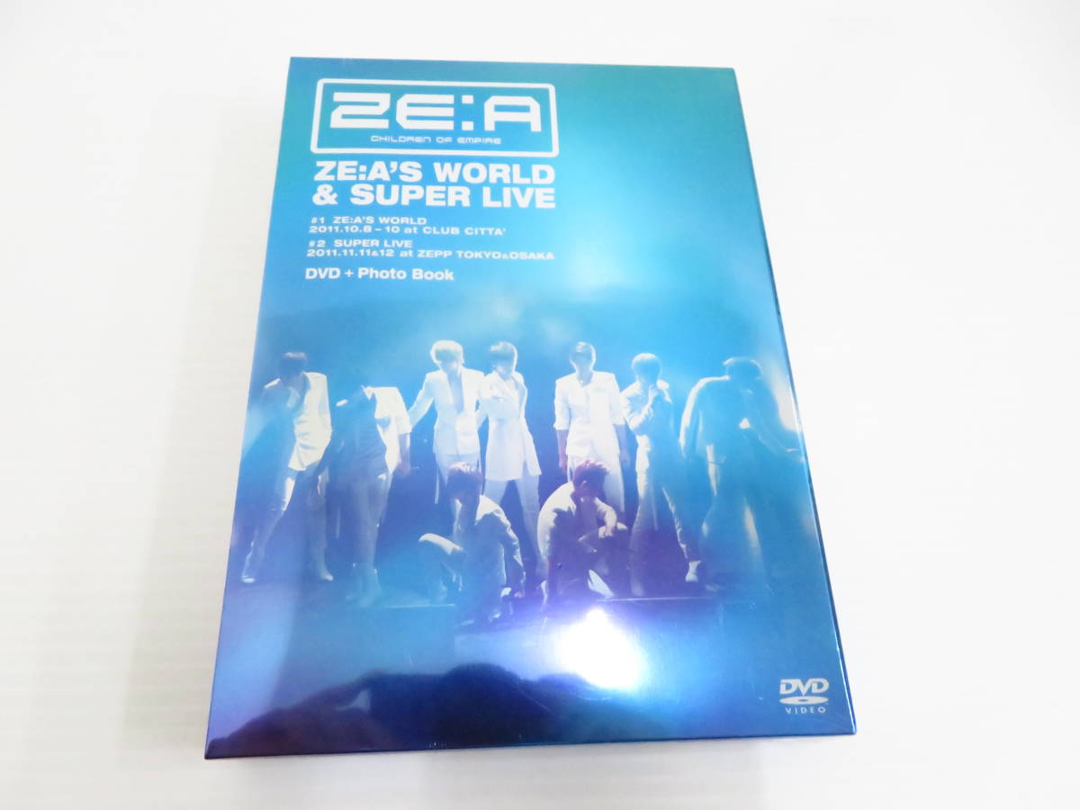新作登場，送料無料 16 DVD ZE:A A's WORLD & SUPER LIVE ゼア(その他)｜売買されたオークション情報、yahooの商品情報をアーカイブ公開 - オークファン その他