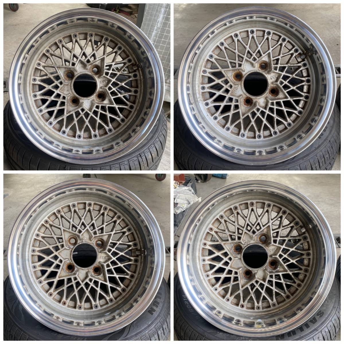SSRフォーミュラメッシュ 15×7.5J 0 Aタイプ PCD100-4H ホイール2 SSR