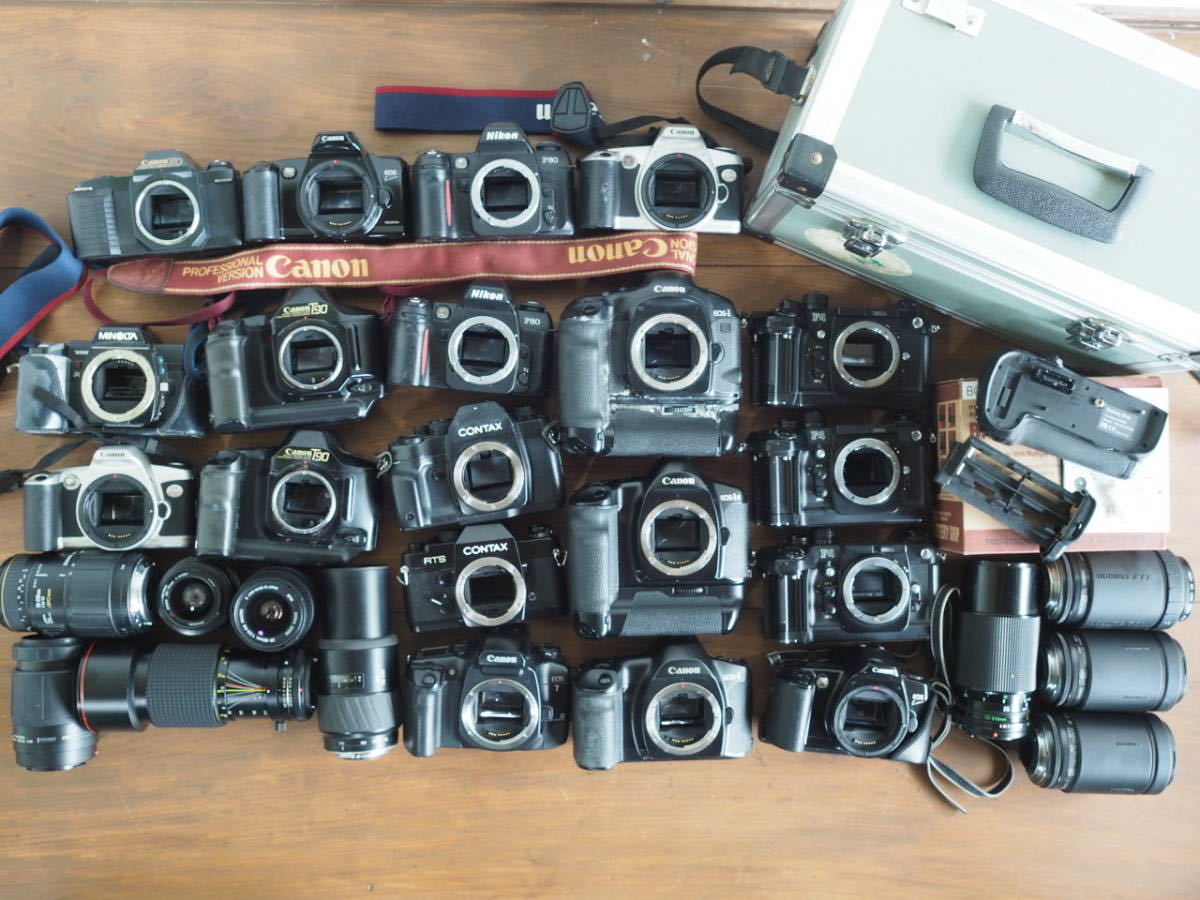 ☆フィルムカメラレンズ30点まとめ☆ CANON EOS-1N 1V EOS-1 EOS7