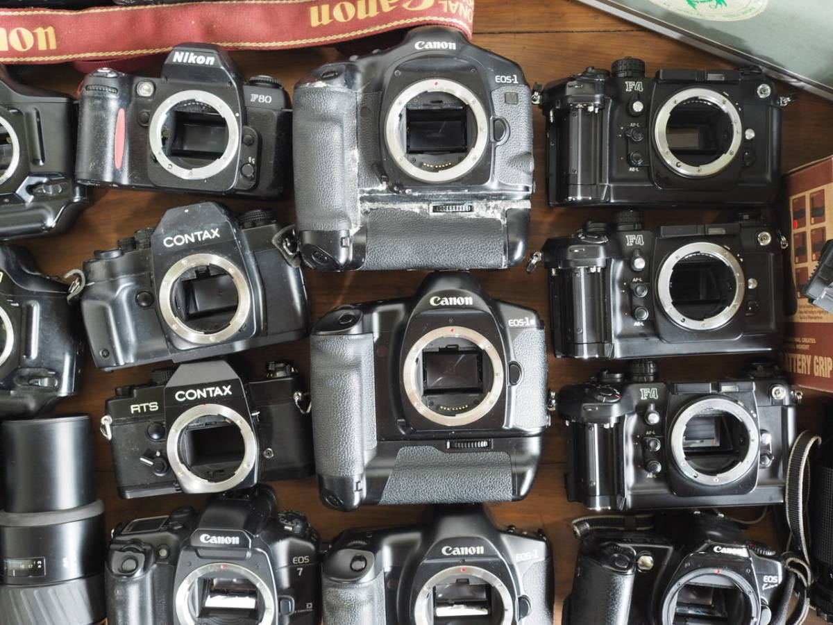 ☆フィルムカメラレンズ30点まとめ☆ CANON EOS-1N 1V EOS-1 EOS7