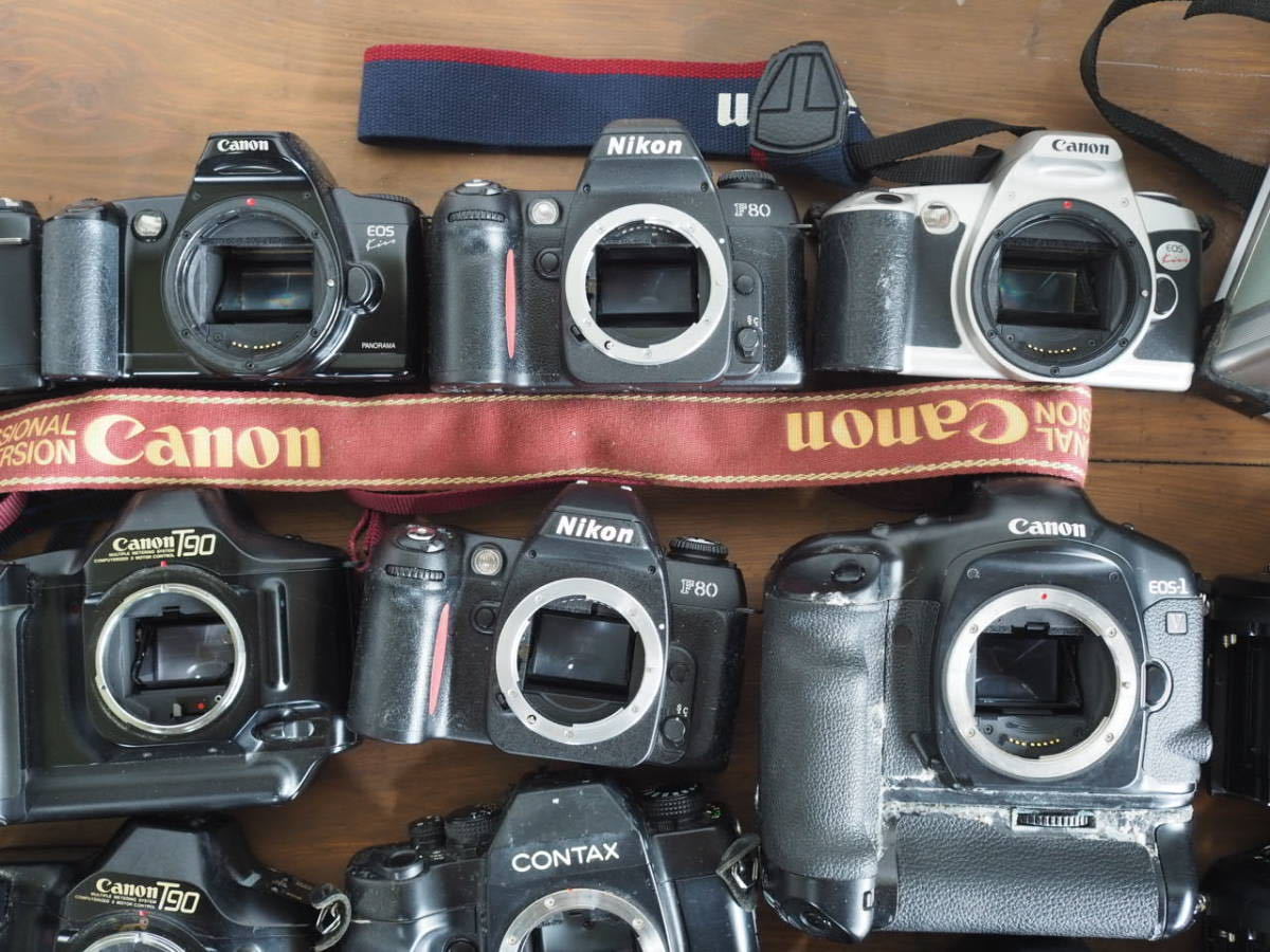 ☆フィルムカメラレンズ30点まとめ☆ CANON EOS-1N 1V EOS-1 EOS7