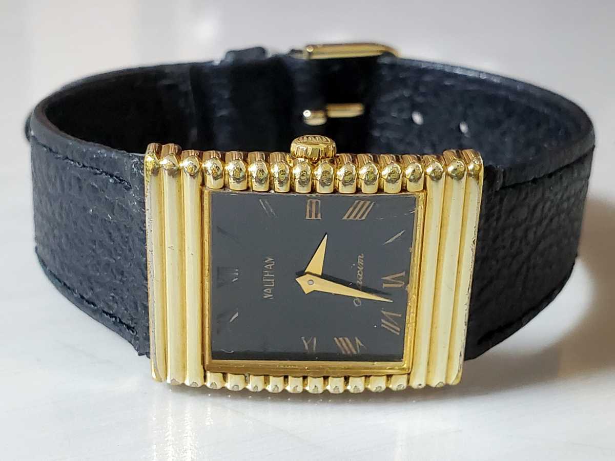 ウォルサム WALTHAM マキシム - Maxim 稼働 手巻き。たまには角型時計