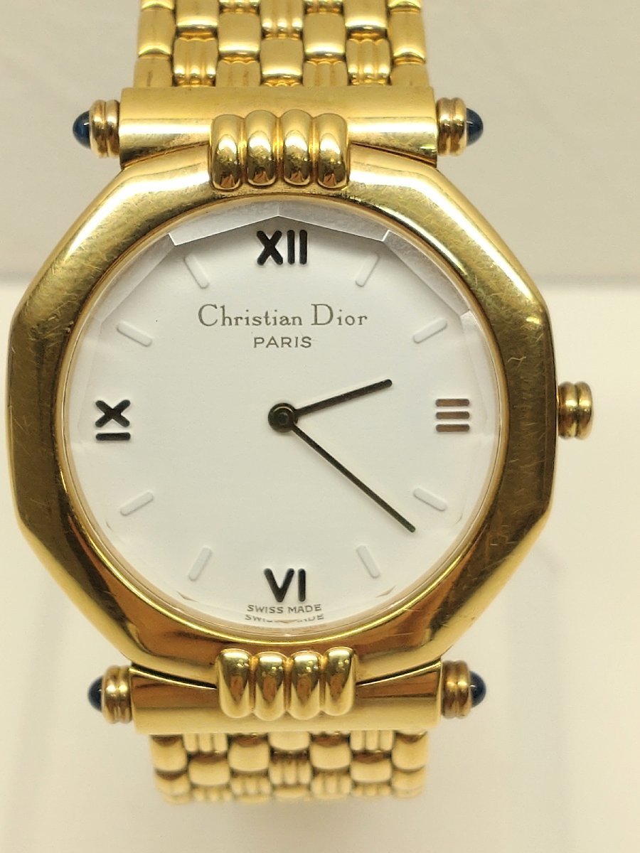 不動品】ディオール Christian Dior 63151 メンズ腕時計 クォーツ 