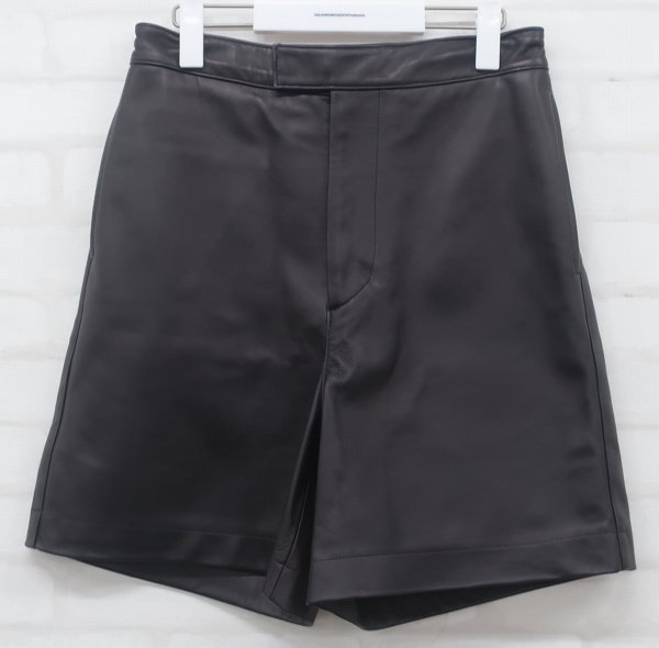 3P0311/未使用品 UNUSED UW0843 SHEEP LEATHER SHORTS アンユーズド 