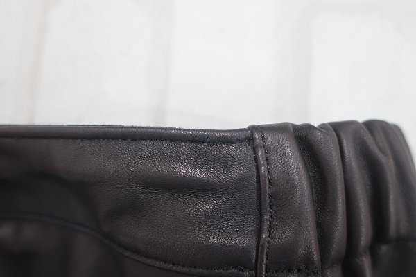 3P0311/未使用品 UNUSED UW0843 SHEEP LEATHER SHORTS アンユーズド 