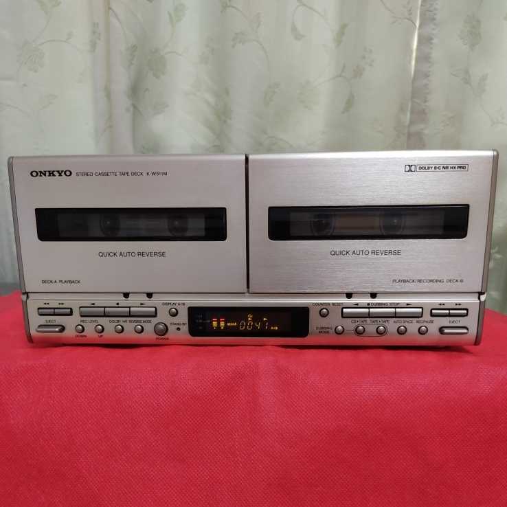希少】ONKYO カセットデッキ K-501A 動作確認済】ONKYO K-501A