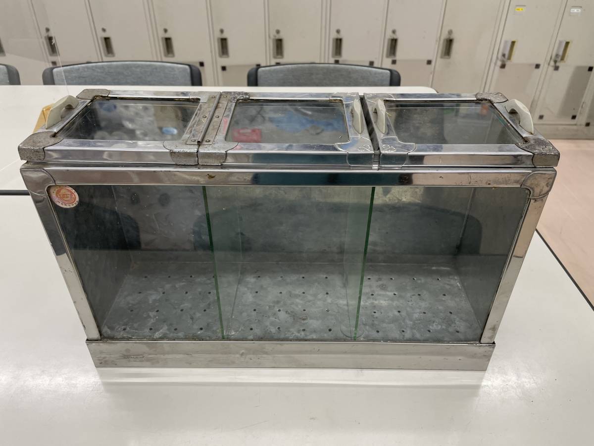 当時物　駄菓子屋さん　縦型ガラスケース 45.5㎝