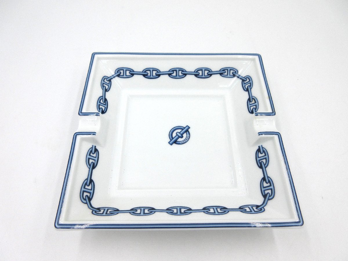 L1984RE 中古品 HERMES エルメス シェーヌダンクル アッシュトレイ 