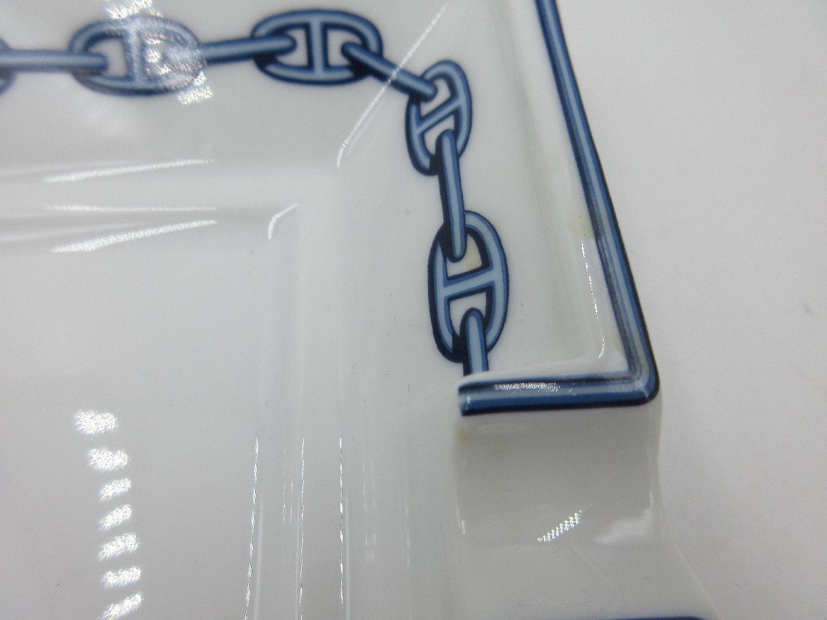 L1984RE 中古品 HERMES エルメス シェーヌダンクル アッシュトレイ