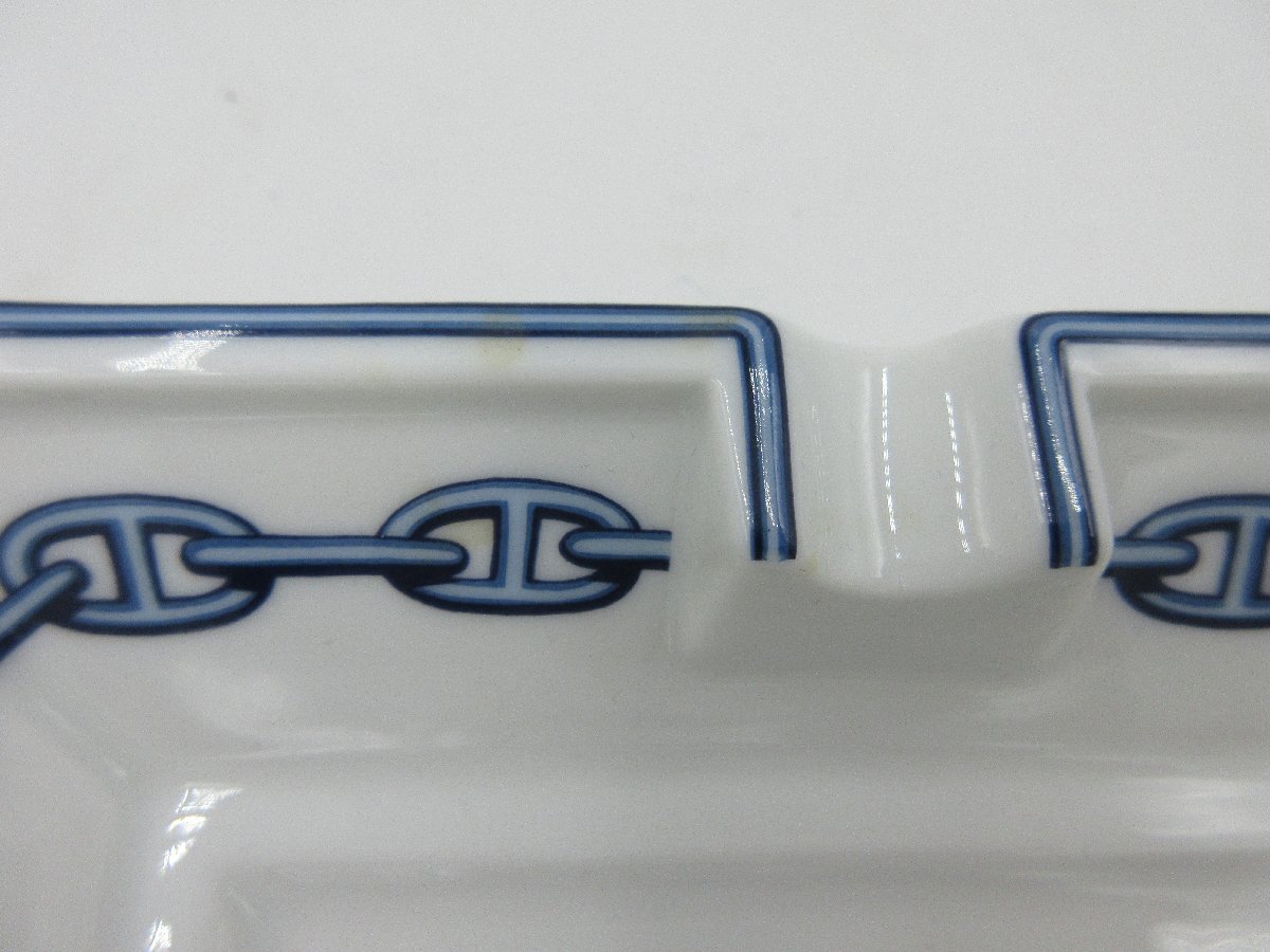 L1984RE 中古品 HERMES エルメス シェーヌダンクル アッシュトレイ