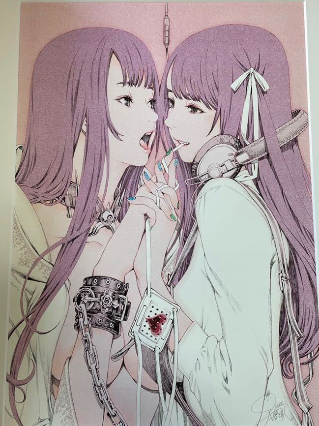 世界10部限定】【直筆サイン入り】大暮維人 マンガアート NFTアート 