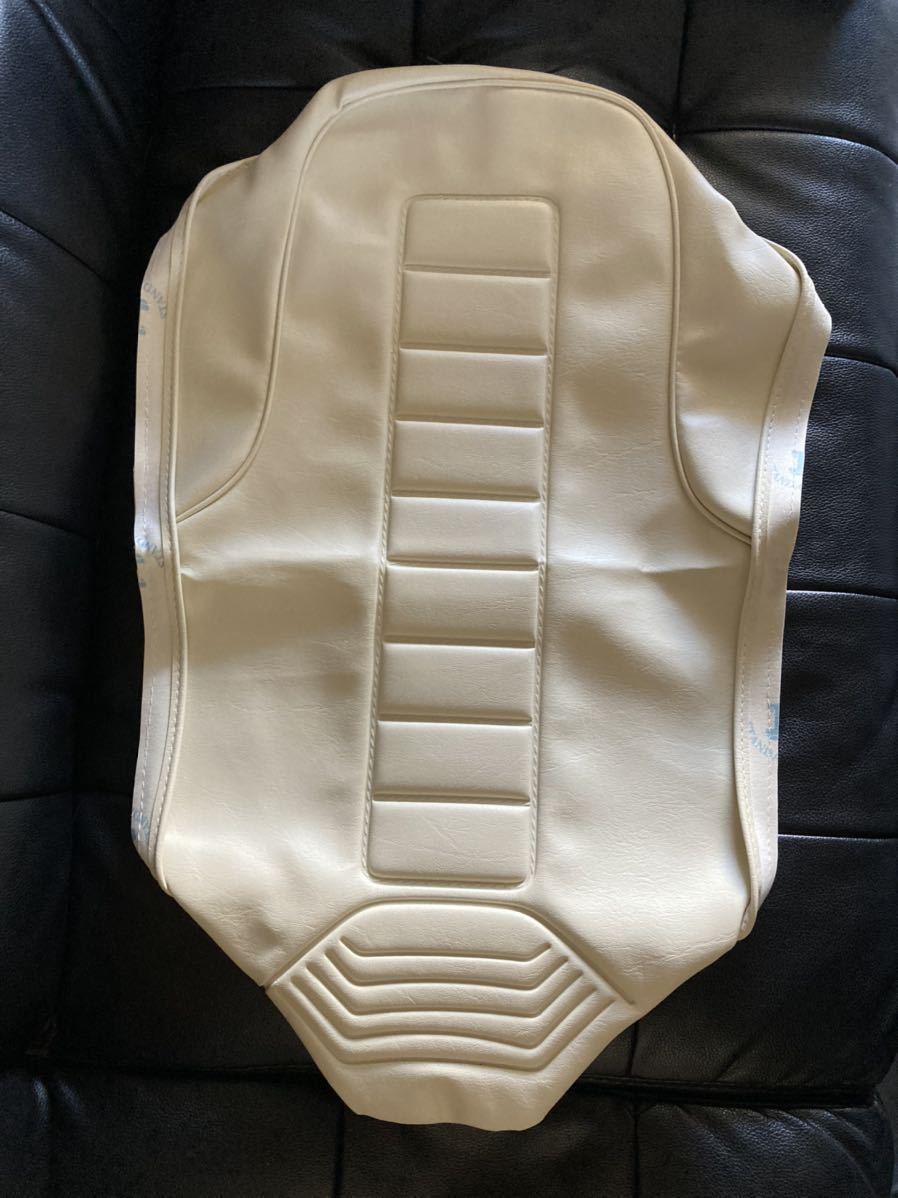 GSX250E⁄400E ザリ 白 表皮 シートカバー 純正 タイプ リプロ GSX250E