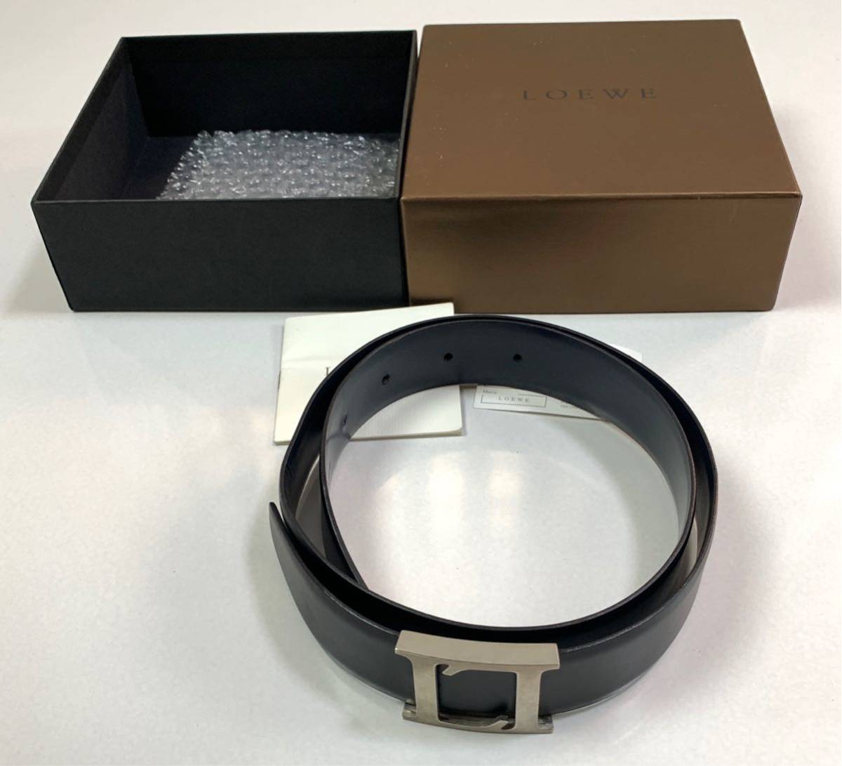 ロエベ ベルト ブラック 中古・古着通販LOEWE (ロエベ) アナグラム 