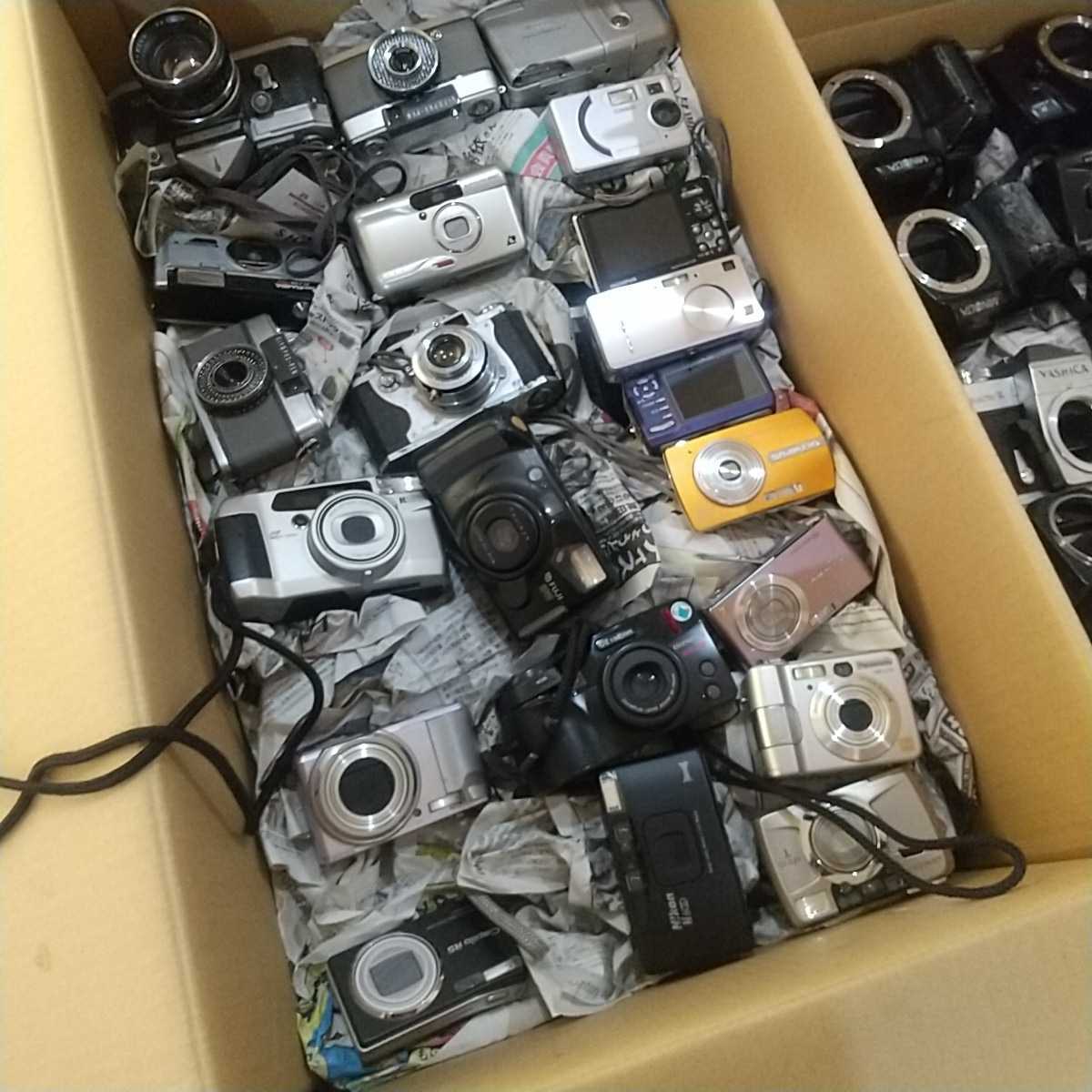ジャンクパーツ取り品 カメラ 大量 まとめ 一眼レフ コンパクトカメラ 