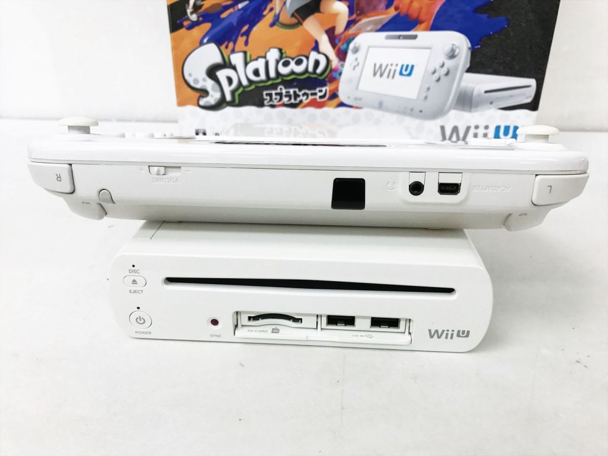 割引卸値 【1円】任天堂 WiiU 本体 スプラトゥーンセット 32GB