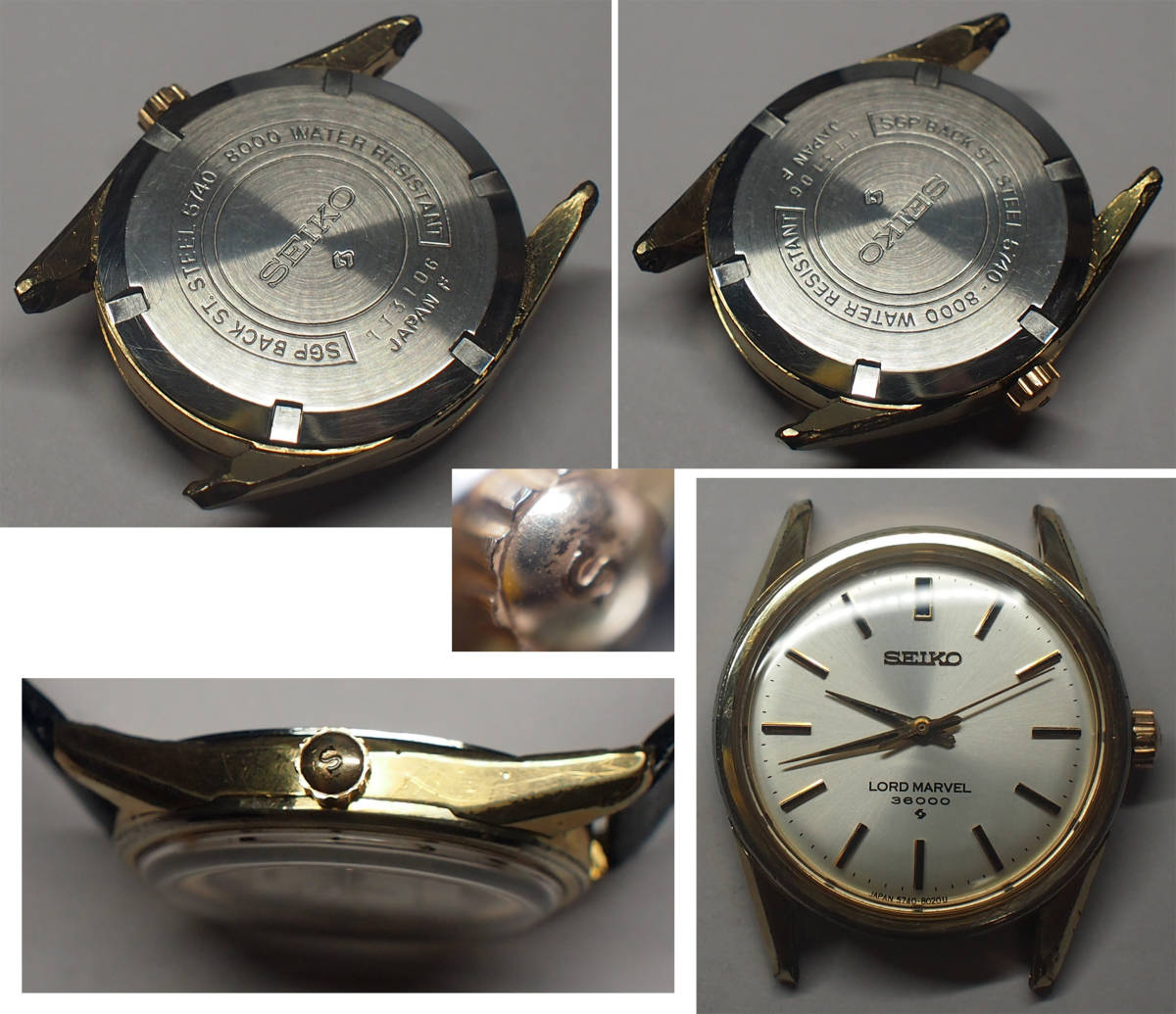 【稼動 新品ベルト】SEIKO ロードマーベル 手巻き 36000 メンズ時計 SEIKO ロードマーベル36000 手巻き ベルト新品 稼働品 SEIKO（セイコー